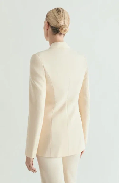 Scalpers Plain Double-breasted Blazer In Black