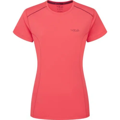 Rab Force Short-sleeve T-shirt In Hibiscus