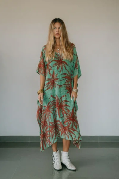 Sun Child Long Caftan Uni In Multi
