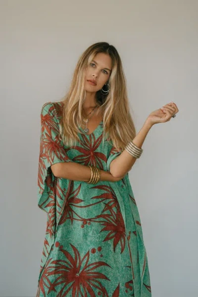 Sun Child Long Caftan Uni In Multi