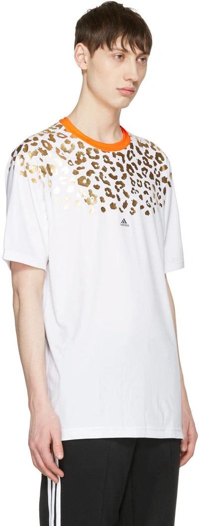 Shop Adidas By Kolor White Beast Chill T-shirt