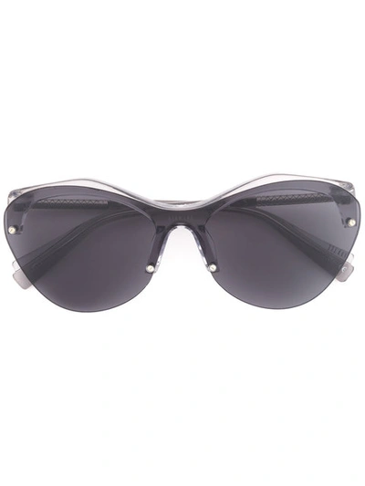 Dion Lee Smoke Mono Sunglasses In Black