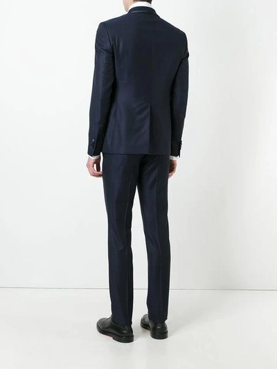 Tagliatore Shawl Lapel Two-piece Suit In Blue