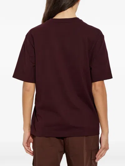 Lacoste Logo-patch T-shirt In Red