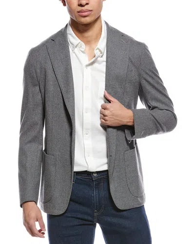 Eleventy Wool Suit Jacket In Gray
