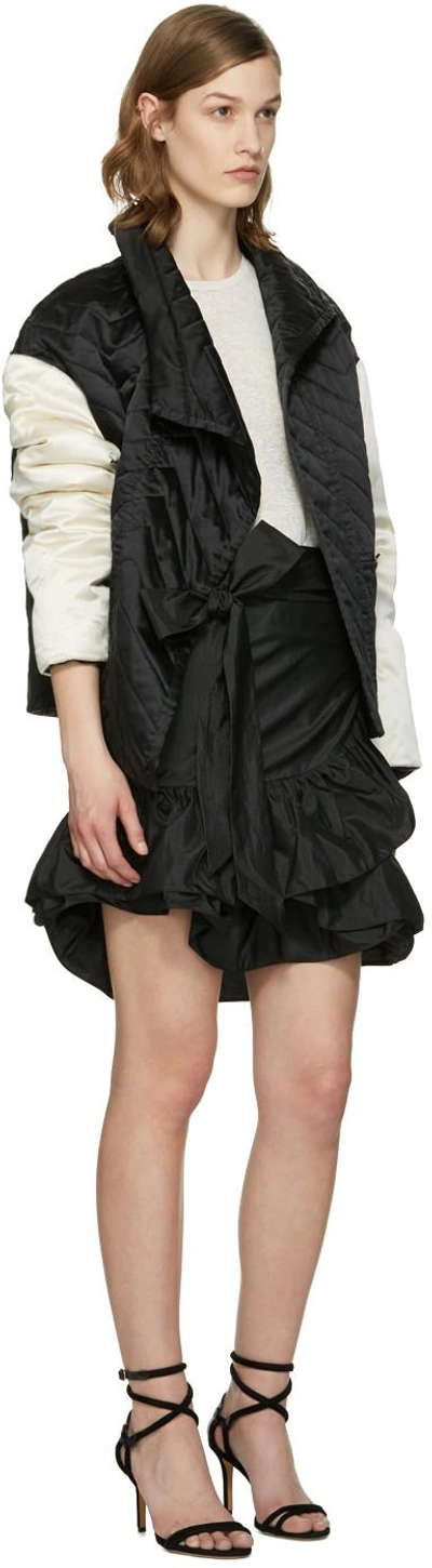 Shop Isabel Marant Black Aurora Miniskirt