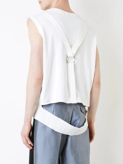 Shop Private Policy Knit Harness Vest - White