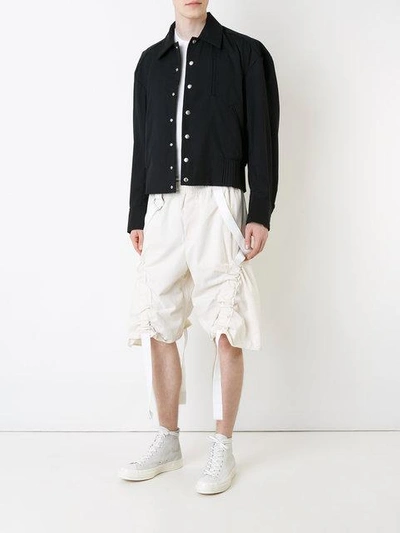 Shop Private Policy Harness Shorts - White