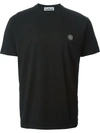 Stone Island Logo Detail Cotton Jersey T-shirt, Black