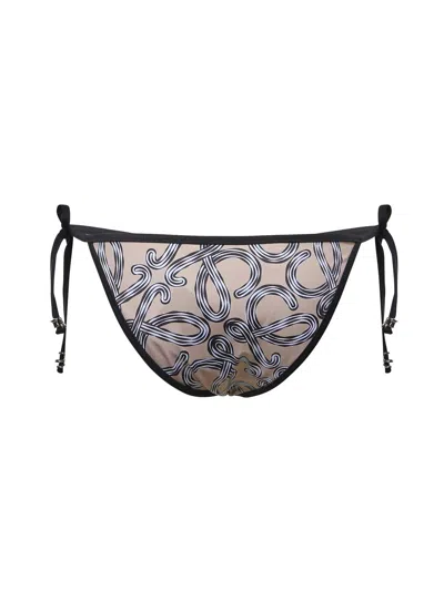 Loewe Technical Jersey Bikini Bottom In Beige