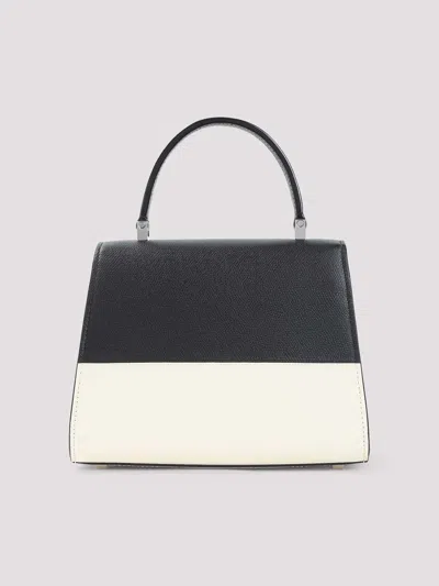 Valextra Mini Iside Intarsio In Black
