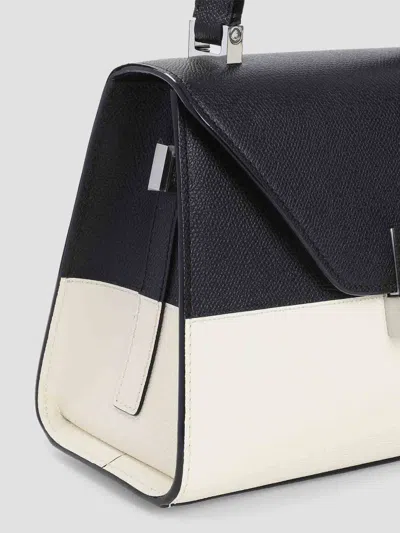 Valextra Mini Iside Intarsio In Black
