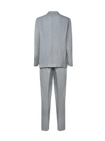 Eleventy Single-breasted Suit In Grey