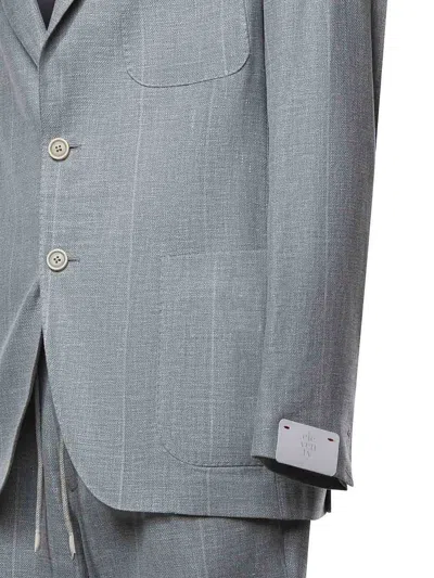 Eleventy Single-breasted Suit In Grey