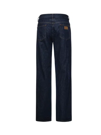Mm6 Maison Margiela Patchwork Insert Jeans In Blue