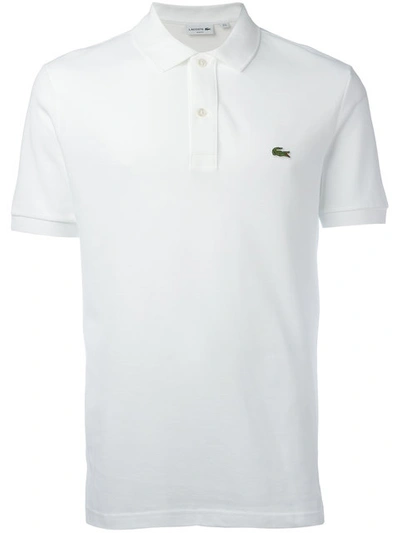 Lacoste Short Sleeved Polo T Shirt White