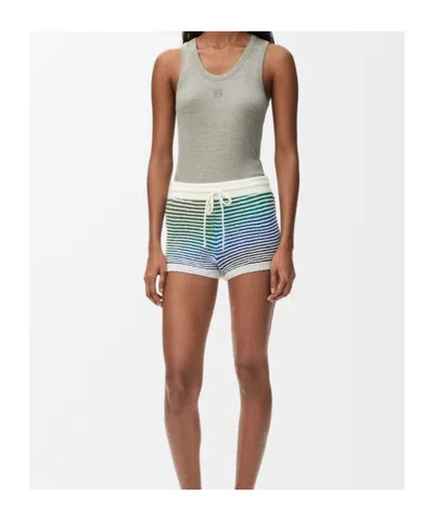 Loewe Striped Shorts In Multi