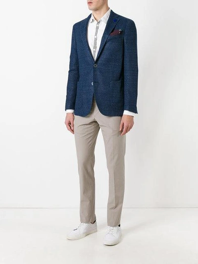 single-breasted tailored blazer