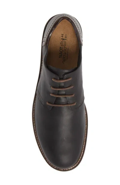 Naot Plain Toe Derby In Black