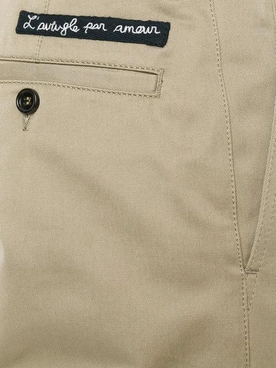 Shop Gucci Classic Chinos In Brown