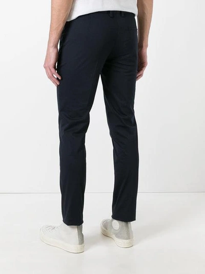 Shop Neil Barrett Cropped Trousers  - Farfetch In Blue