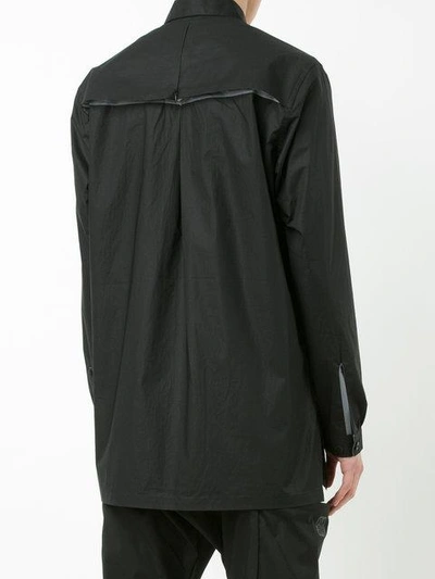 Shop Y-3 Button Up Shirt Jacket - Black