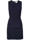 DION LEE DION LEE PLEATED MINI DRESS - BLUE,A9293S17NAVY11728470