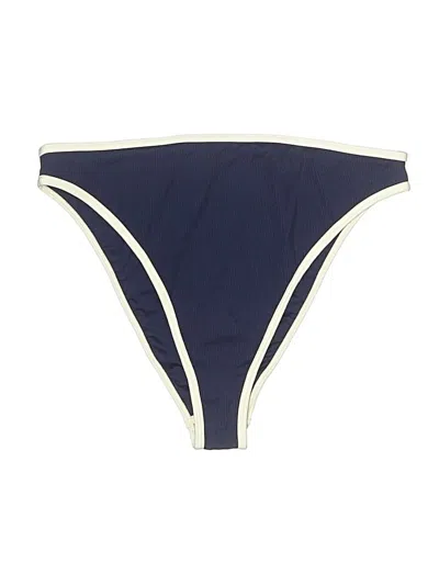 L*space Nora Bitsy Bikini Bottom In Midnight Cream In Blue