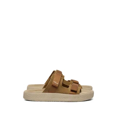 Veja Arpoador Strap Flat Sandals In Brown