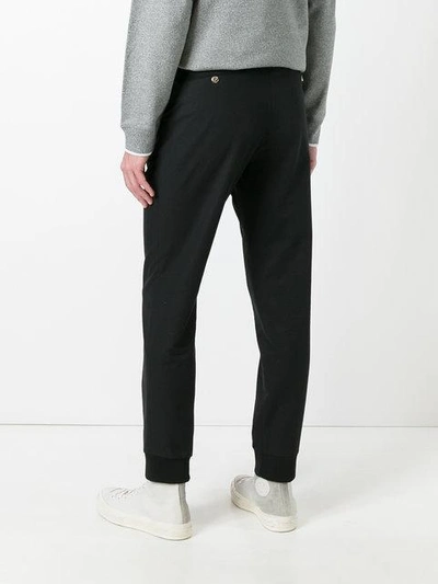 Shop Kenzo Tapered Trousers - Black
