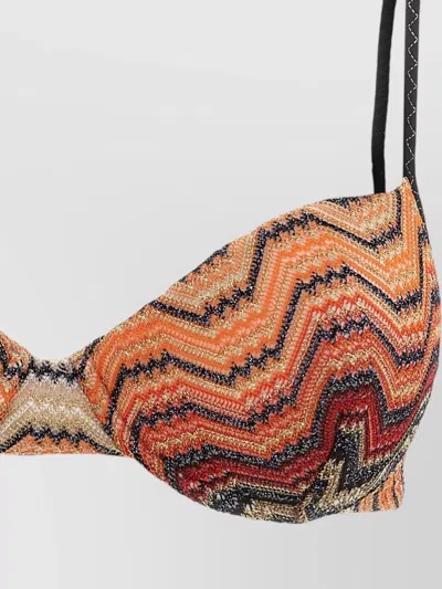 Missoni Two Piece Bikini Set Zigzag Pattern