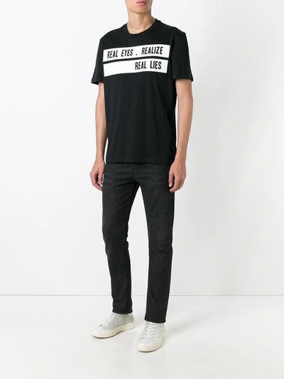 Shop Givenchy 'real Eyes Realise Real Lies' T-shirt