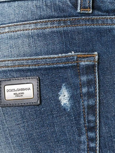 Shop Dolce & Gabbana Distressed Jeans