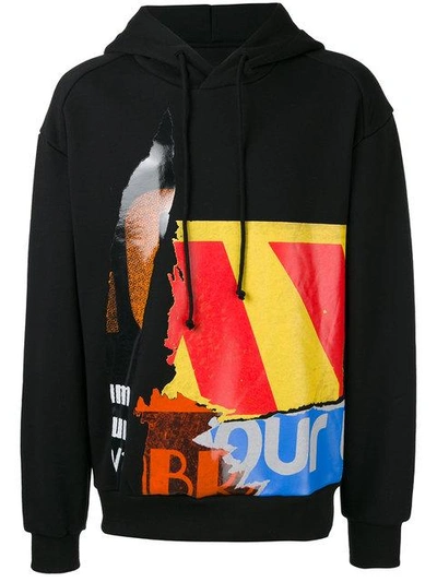Juunj Multi-print Hoody In Animal Print