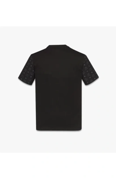 Mcm Logo T-shirt In Black