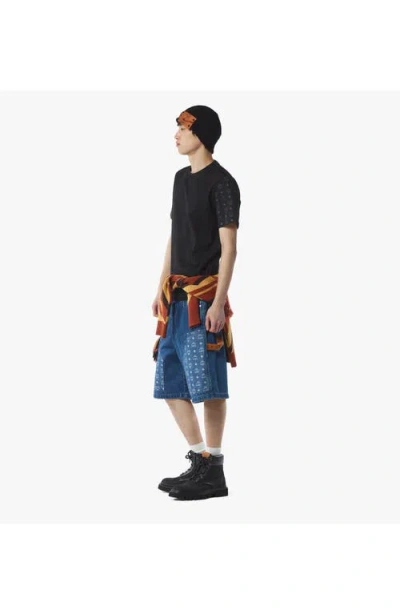 Mcm Logo T-shirt In Black