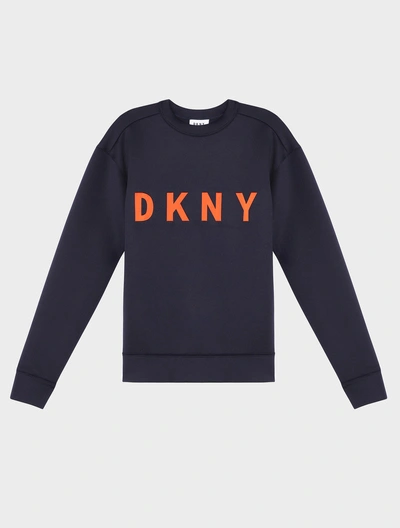 Dkny Crew Neck Pullover With Logo