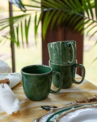 Juliska Puro Basil Mug In Green