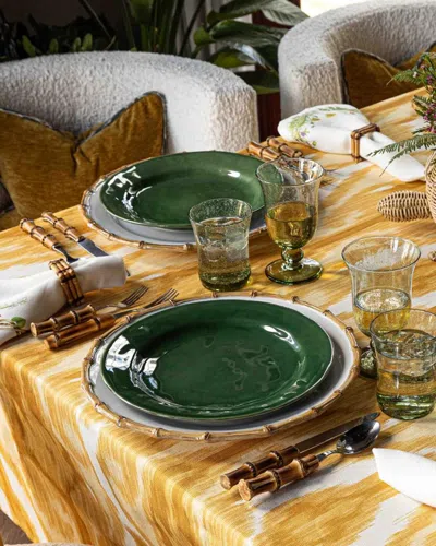 Juliska Puro Basil Dinner Plate In Green