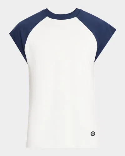 Simkhai Reuben Raglan-sleeve T-shirt In White