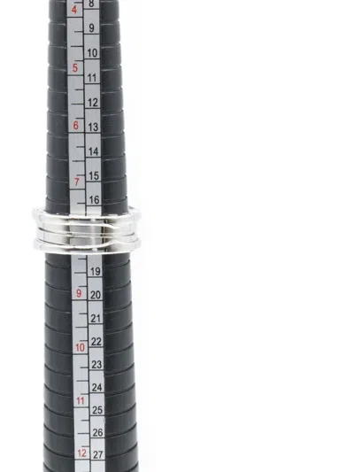 Pre-owned Bvlgari 2010s B-zero1 Ring In Silver