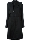 RICK OWENS Cargo trench coat,DRYCLEANONLY