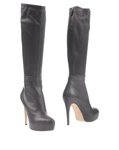Brian Atwood Boots In Grey