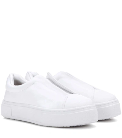 Shop Eytys Doja Slip-on Sneakers In White
