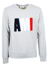 AMI ALEXANDRE MATTIUSSI Ami Embossed Brand Logo Sweatshirt,BSRJ00173.055
