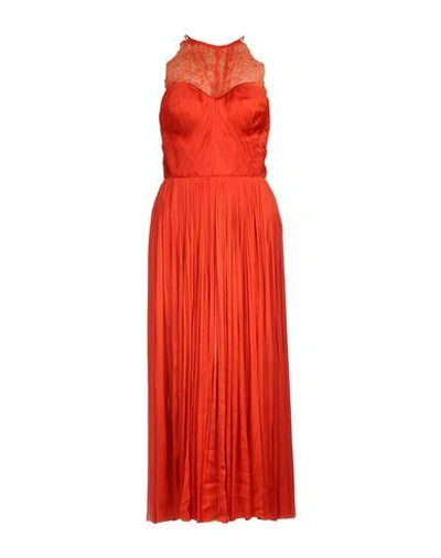Maria Lucia Hohan Long Dress In Red