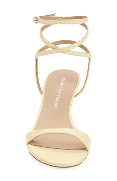 Stuart Weitzman Thin Strap Kitten Heels In Multi