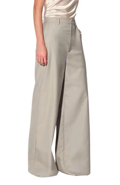 Walter Baker Casper Wide Leg Trousers In Gray