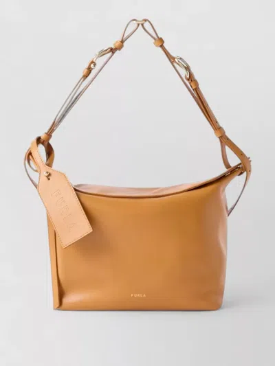 Furla Shoulder Bag Silk Adjustable Strap Hardware