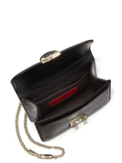 Shop Valentino Rockstud Lock Extra-small Shoulder Bag In Black